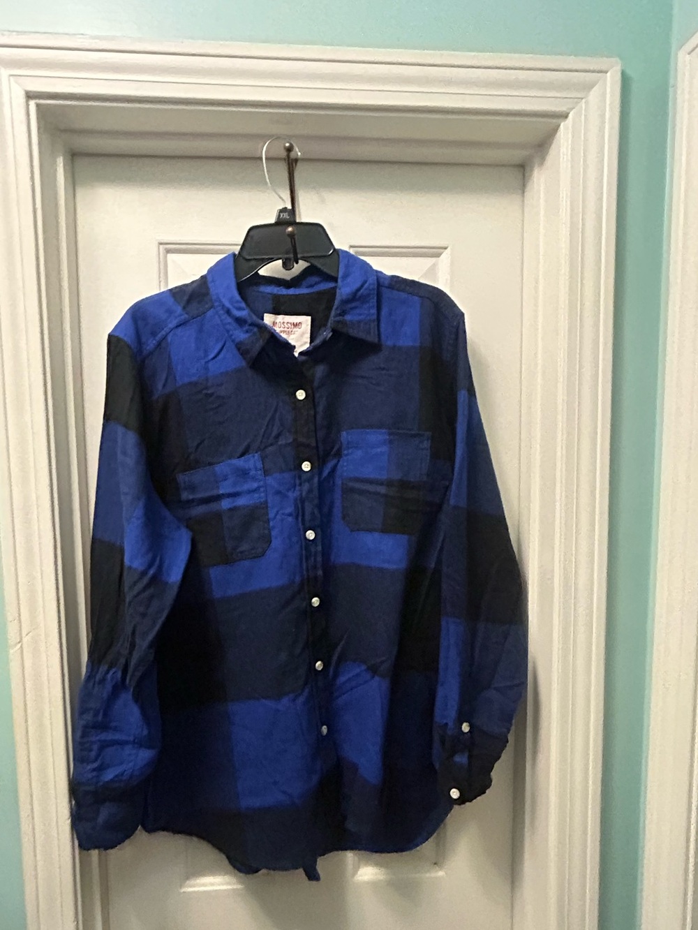 Plaid Button-Up Shirt